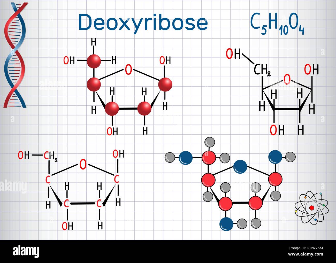 Deoxyribose nucleic acid stock vector images alamy