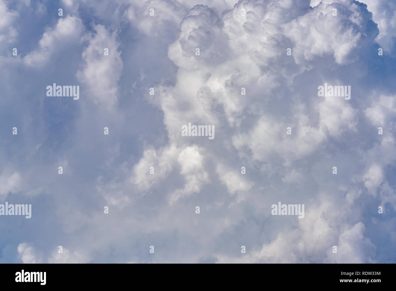 Aerial view of blue sky with clouds from jet flight Stock Photo - Alamy