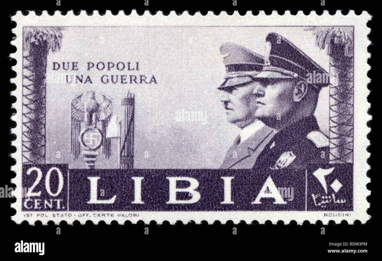 Postage stamp from Italian Libya 1941 Stock Photo