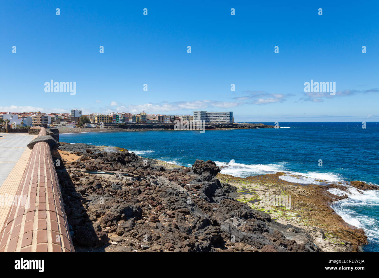 Coastal village on Gran Canaria Stock Photo