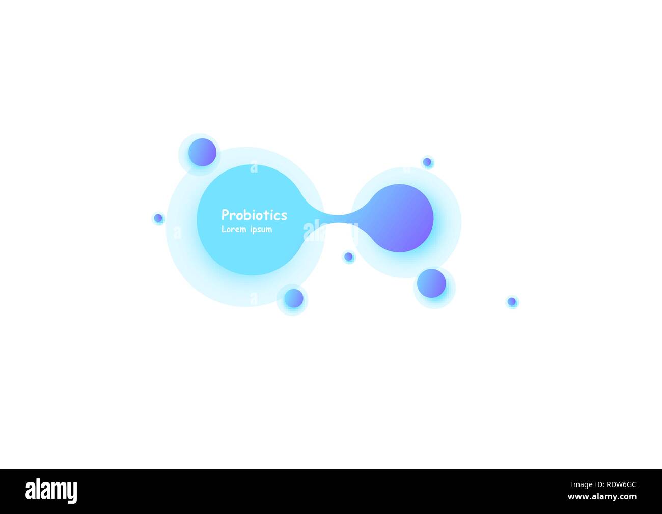 Probiotics bacteria vector design. Probiotics bacteria vector design ...