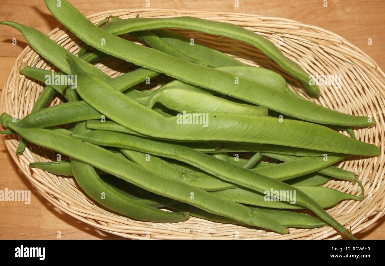 A Dishful of Fresh Peas Stock Photo