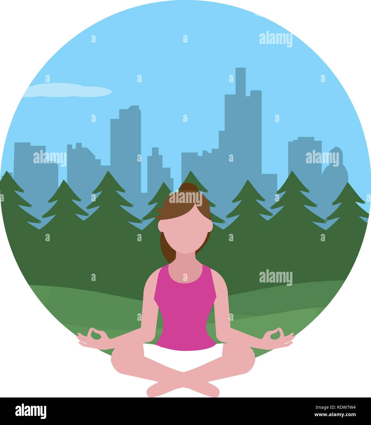 fit woman doing exercise Stock Vector Image & Art - Alamy