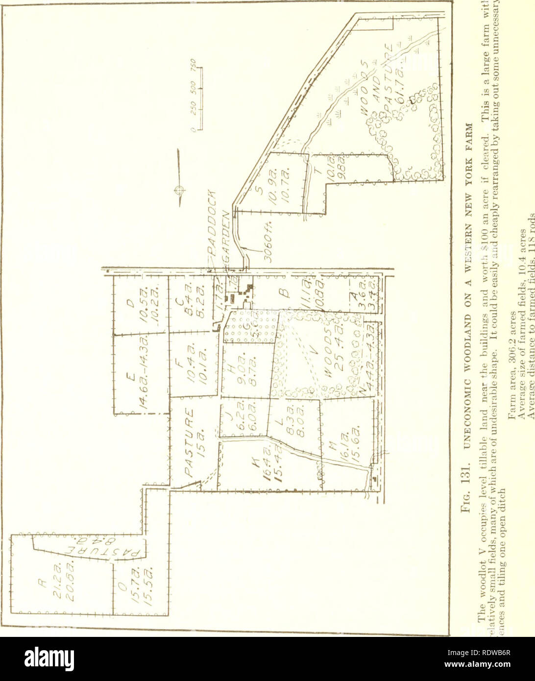 . An economic study of farm layout .. . Fig. 100. a farm plan with the