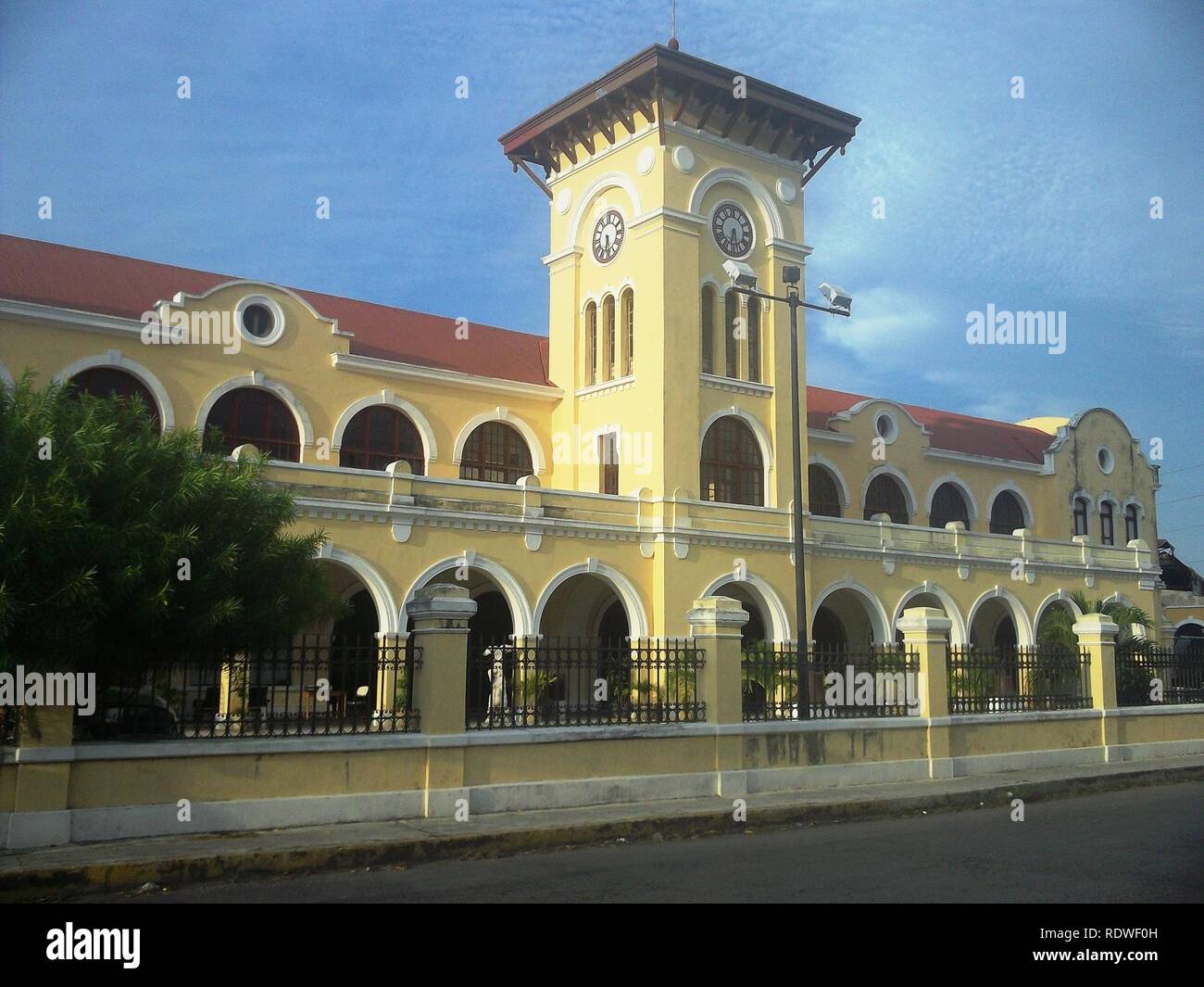 Antigua estación de trenes, Mérida, Yucatán (02). Stock Photo