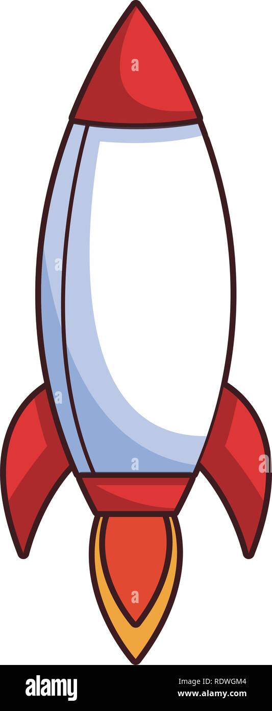 rocket taking off cartoon Stock Vector Image & Art - Alamy