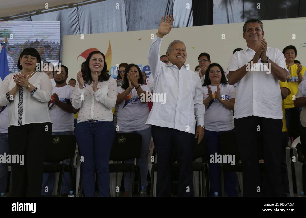 Apertura de sede programa de empleo Jóvenes con todo, Soyapango (26156504335). Stock Photo