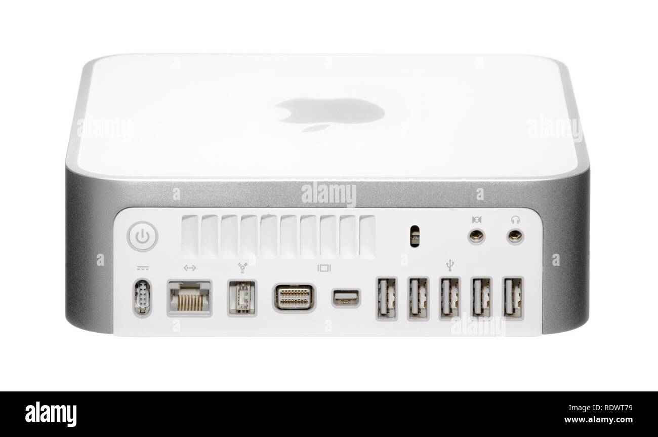 Apple Mac Mini (March 2009) 02 Stock Photo - Alamy