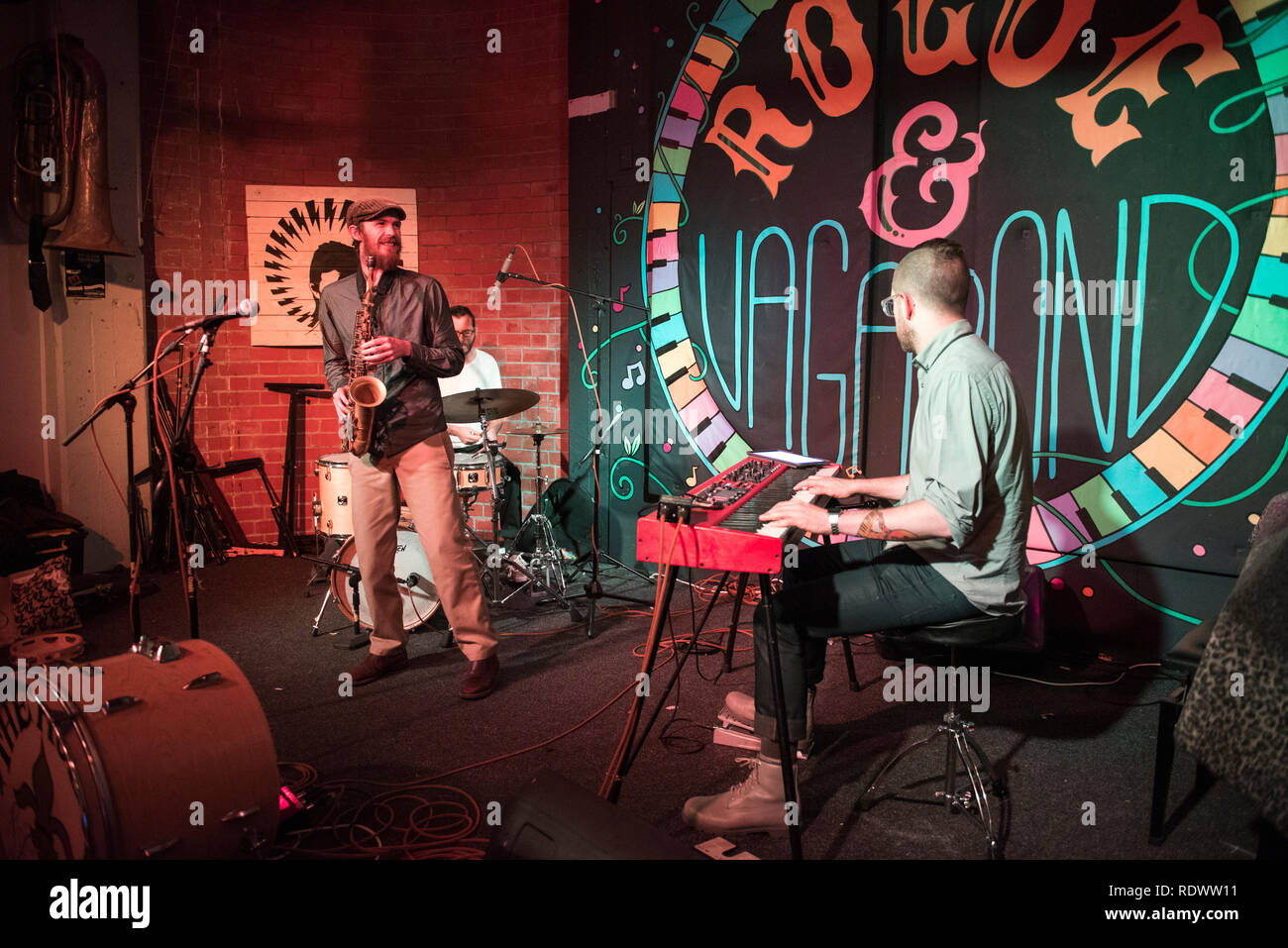 Rogue and Vagabond is a bar and live music venue located in Te Aro,  Wellington, New Zealand Stock Photo - Alamy