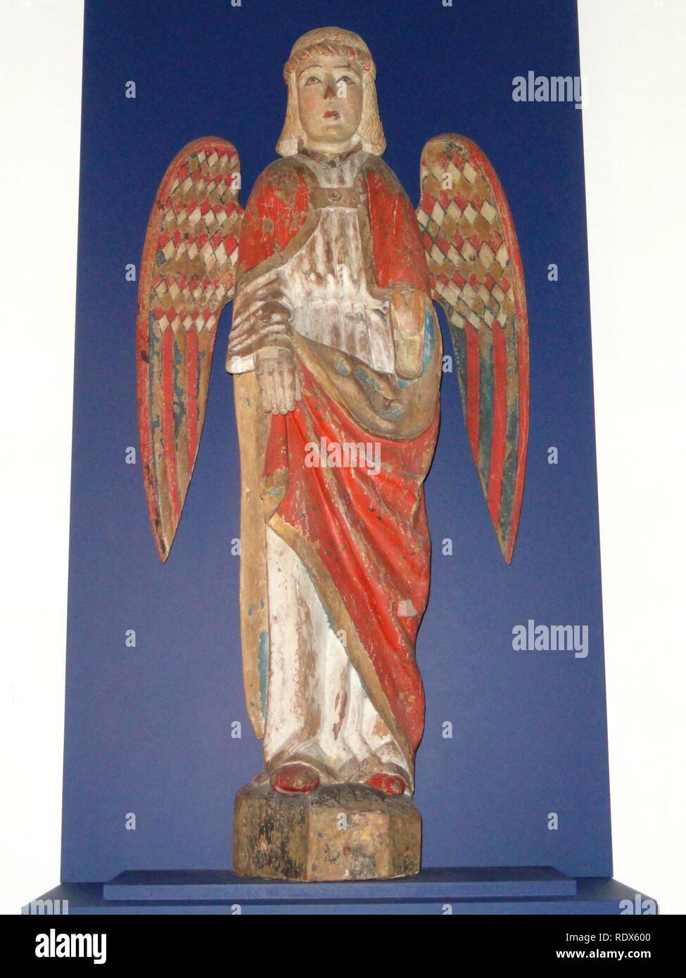 Archangel Michael, Marttila Church, ca. 1500 - National Stock Photo