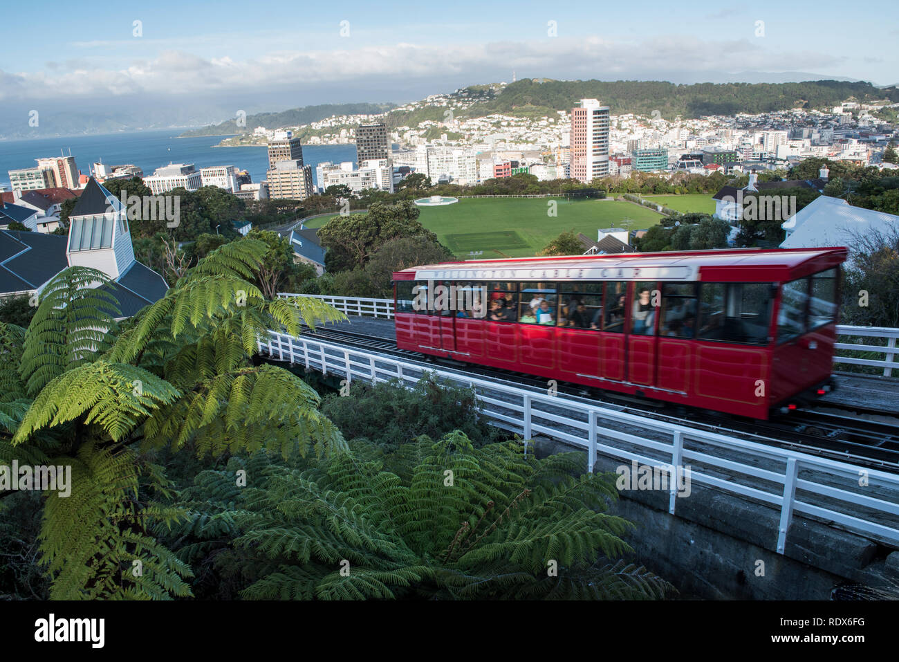 The Wellington Cable Car Is A Funicular Railway Which Connects