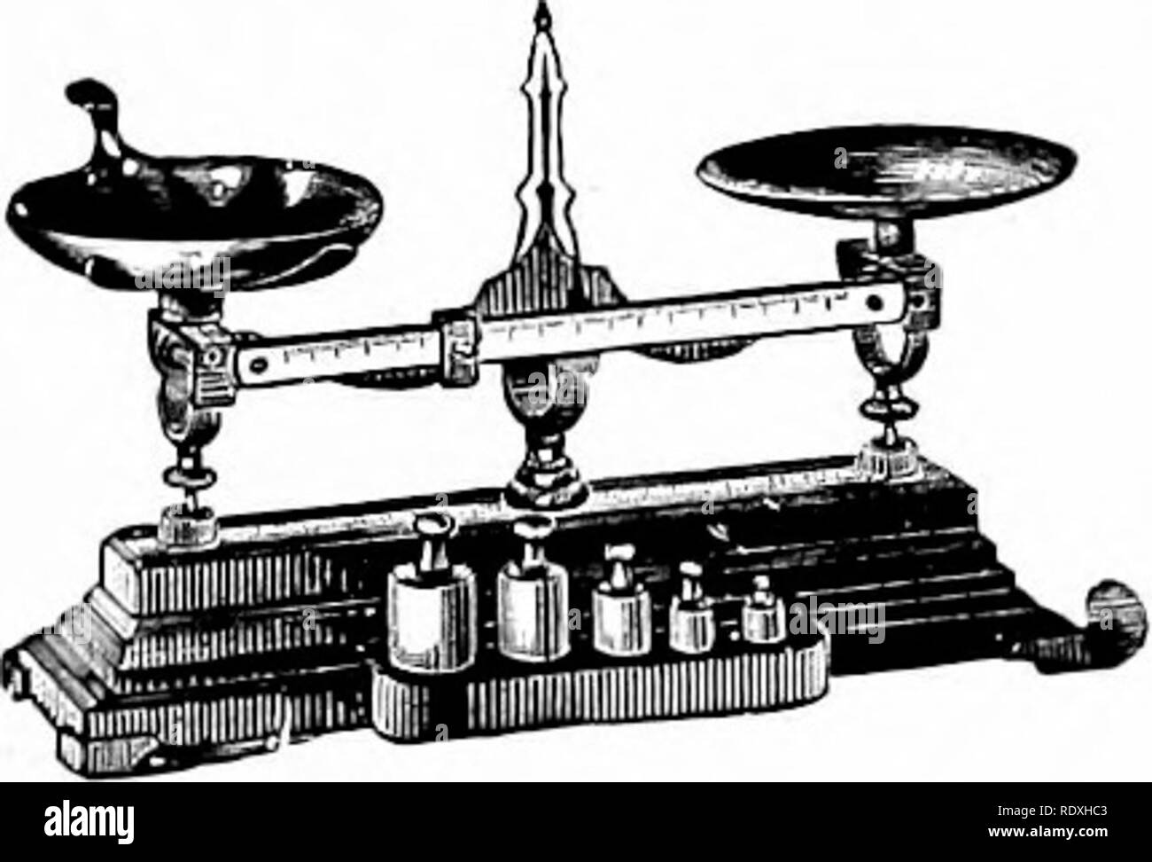 . Cheese making; cheddar, swiss, brick, limburger, Edam, cottage, etc.. Cheese. Fig. 16.—Torsion balance with percentage beams.. Fig. 15.—Test bottle for cheese and cream. Fig. 17.—Troemner balance, for testing cheese. Skim milk test bottles with specially narrow necks may be used in testing whey as well as skim milk.. Please note that these images are extracted from scanned page images that may have been digitally enhanced for readability - coloration and appearance of these illustrations may not perfectly resemble the original work.. Decker, John Wright, d. 1907; Woll, F. W. (Fritz Wilhelm), Stock Photo