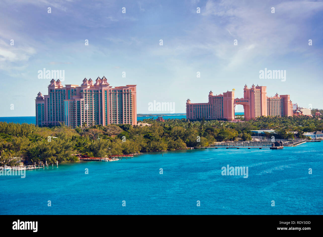 NASSAU, BAHAMAS January 7 ,2019. The Atlantis Paradise Island resort