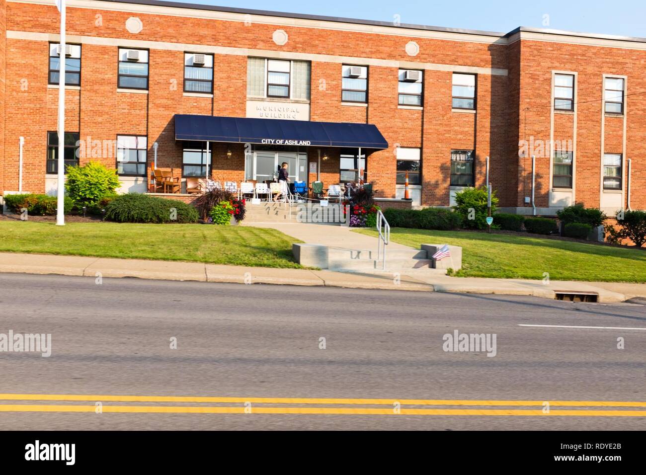 Ashland Municipal Building Ashland Ohio Stock Photo Alamy