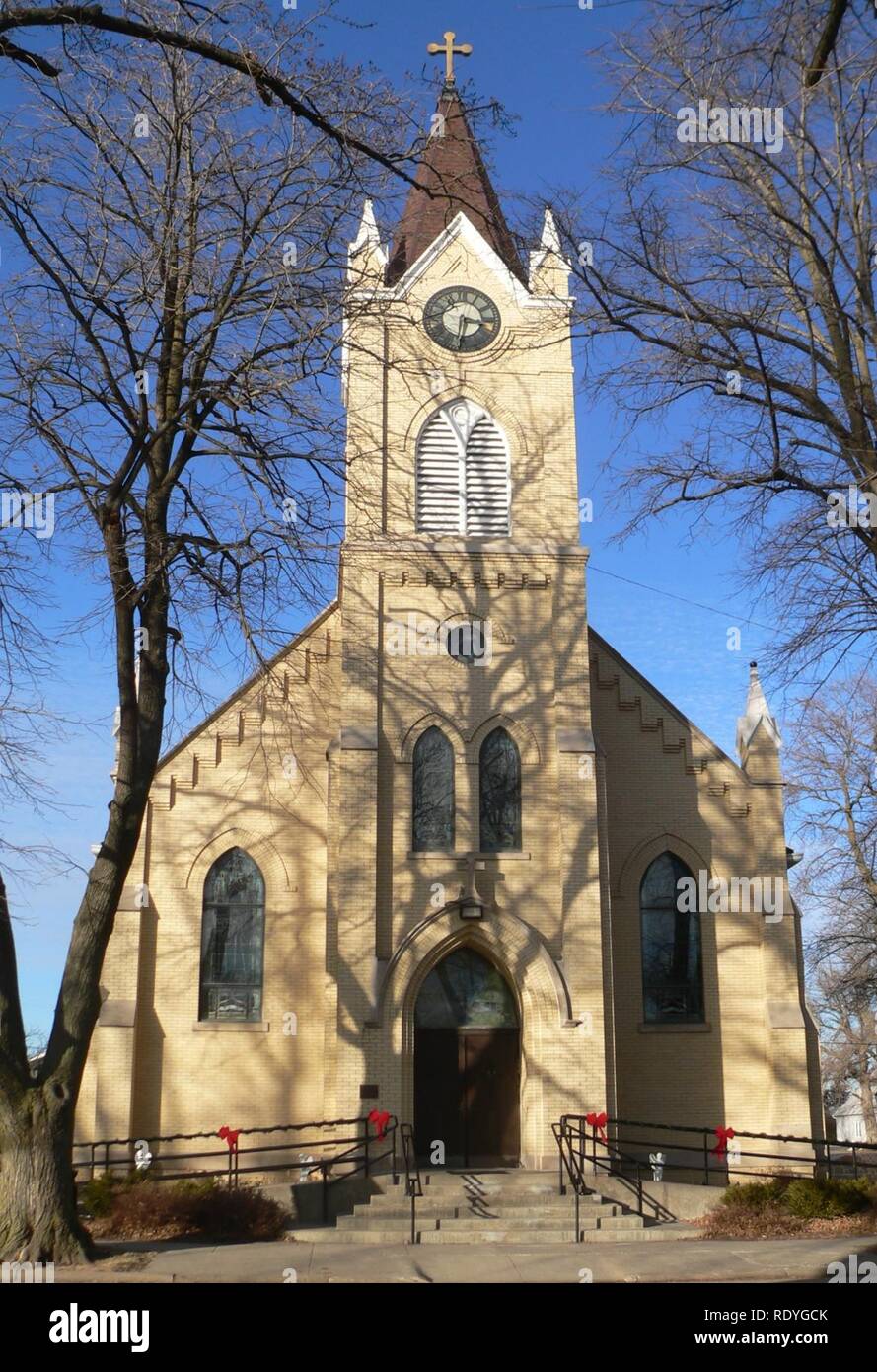Assumption Church (Dwight, Nebraska) from S 1 Stock Photo Alamy