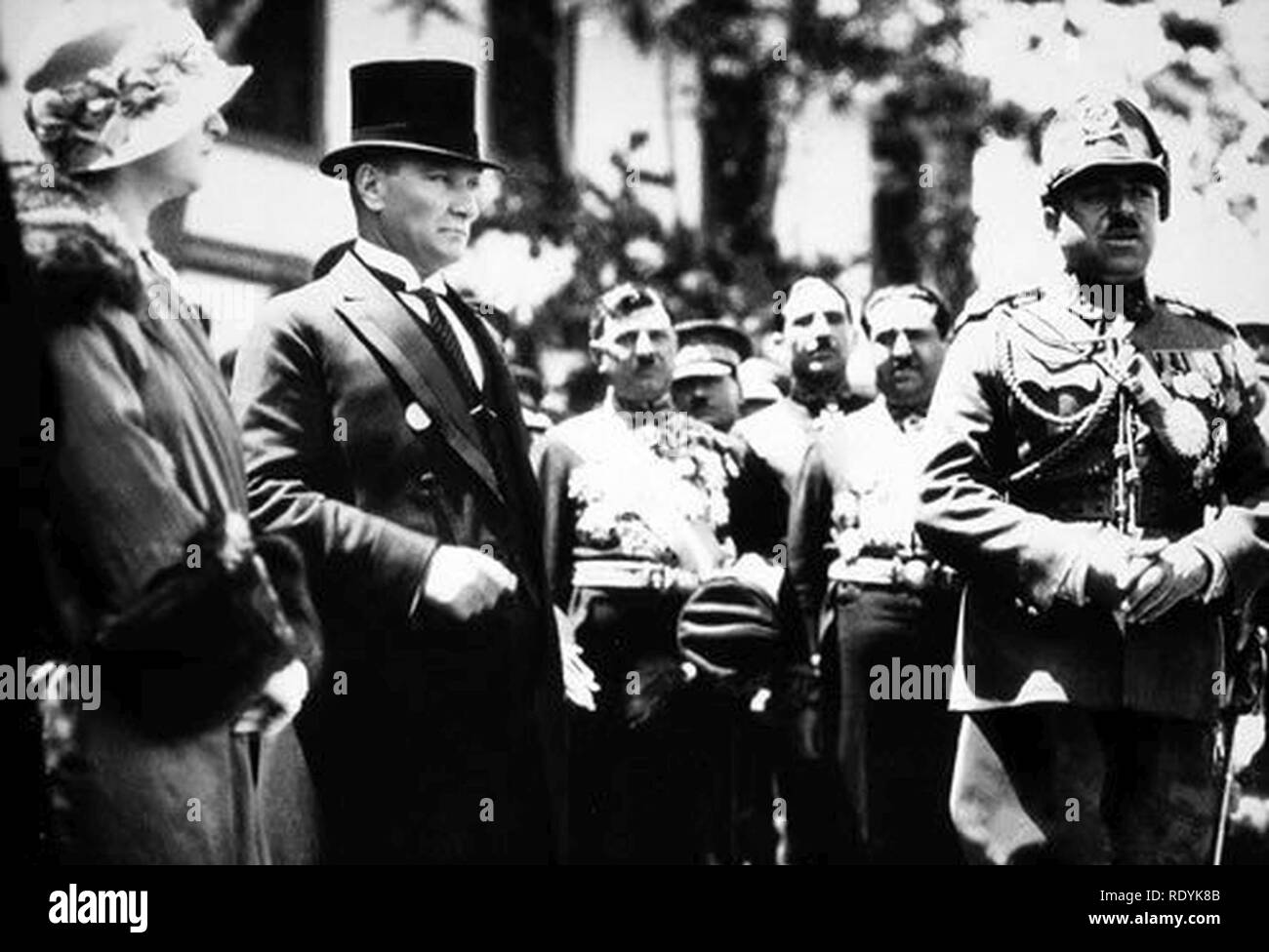 Atatürk ve Amanullah Han. Stock Photo
