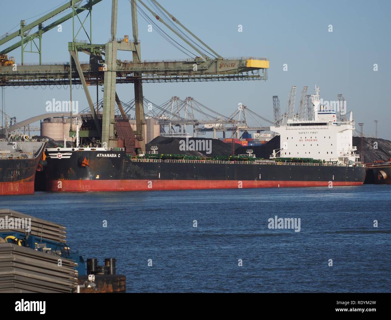Athanasia C (ship, 2012) IMO 9583770 Port of Rotterdam pic2. Stock Photo