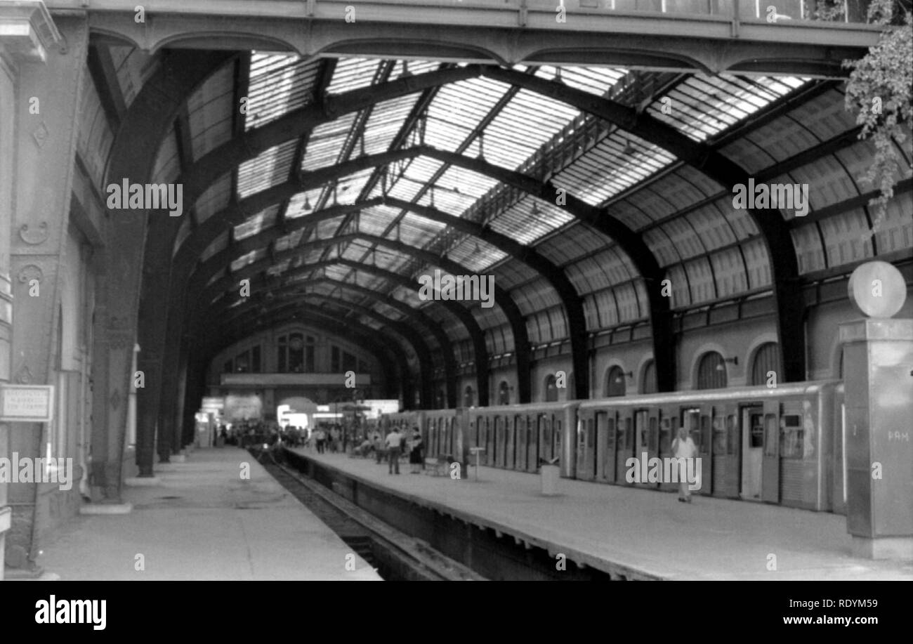 Historical metro station Black and White Stock Photos & Images - Alamy