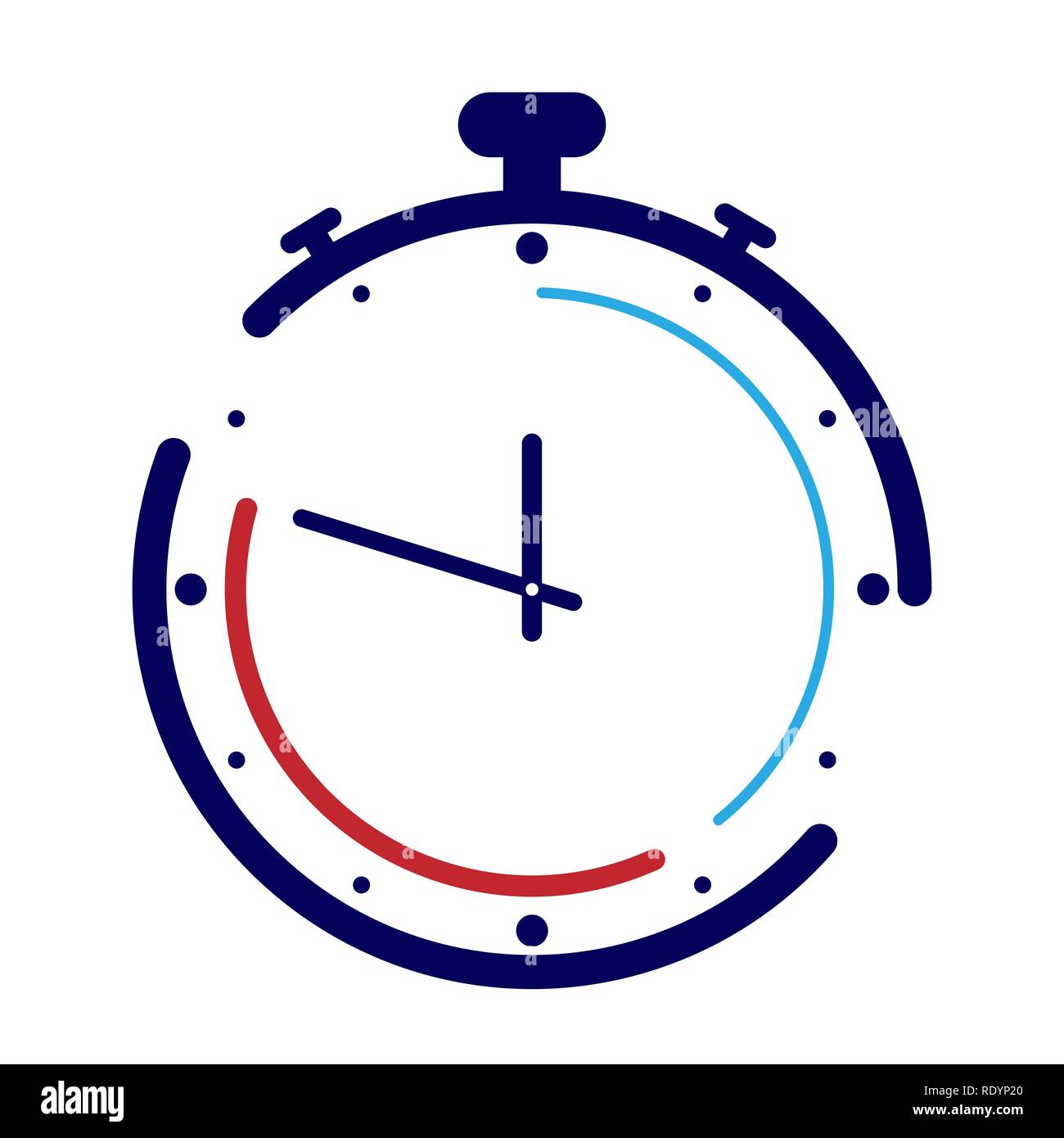 Stopwatch logo. sport, competition and time Stock Vector Image & Art ...
