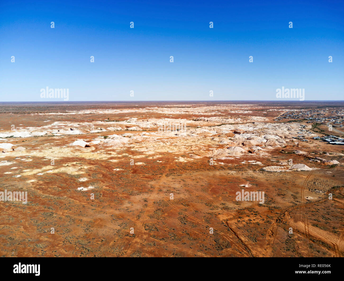Aerial of the Andamooka Opal Fields in South Australia Stock Photo Alamy