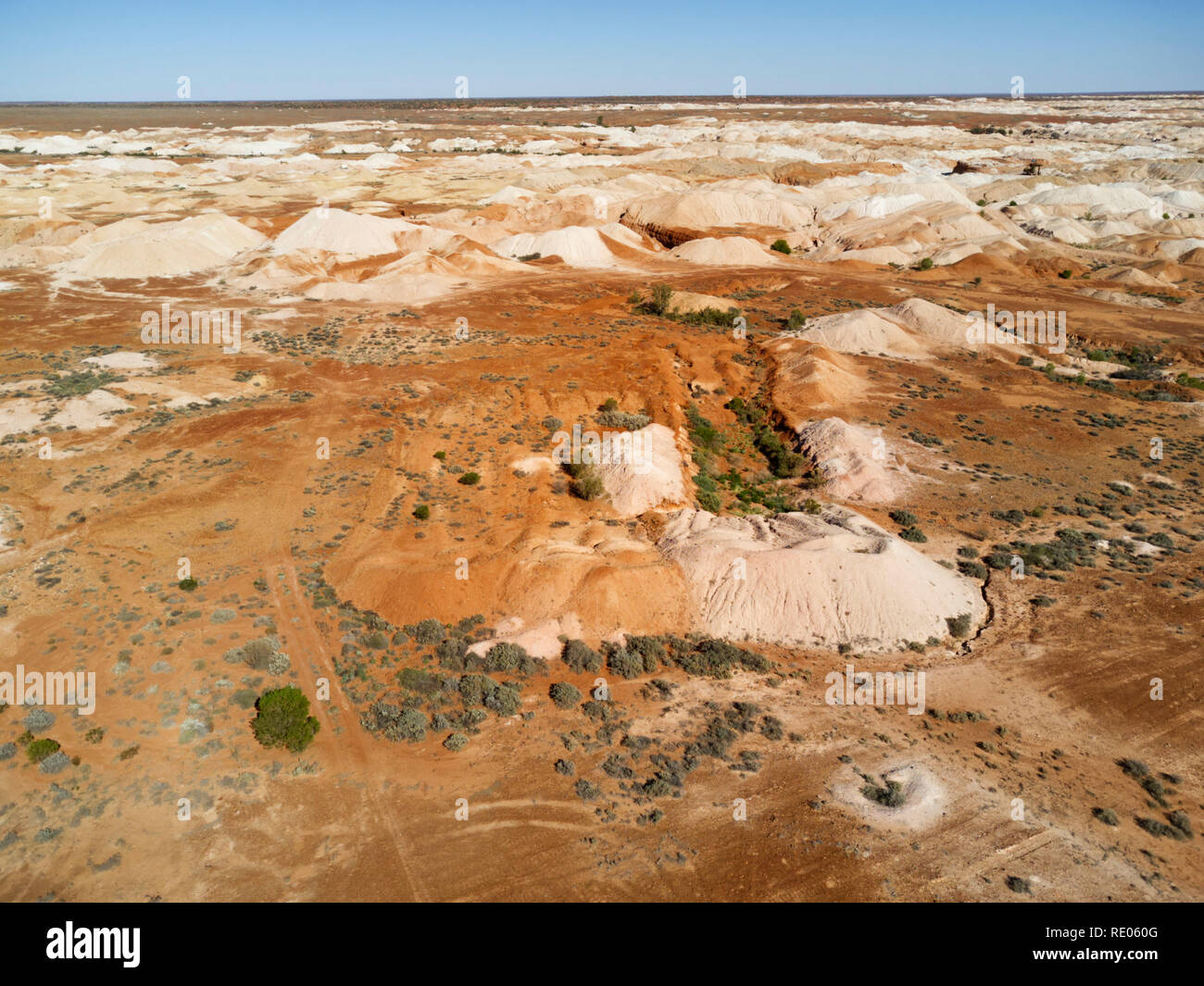 Aerial of the Andamooka Opal Fields in South Australia Stock Photo Alamy