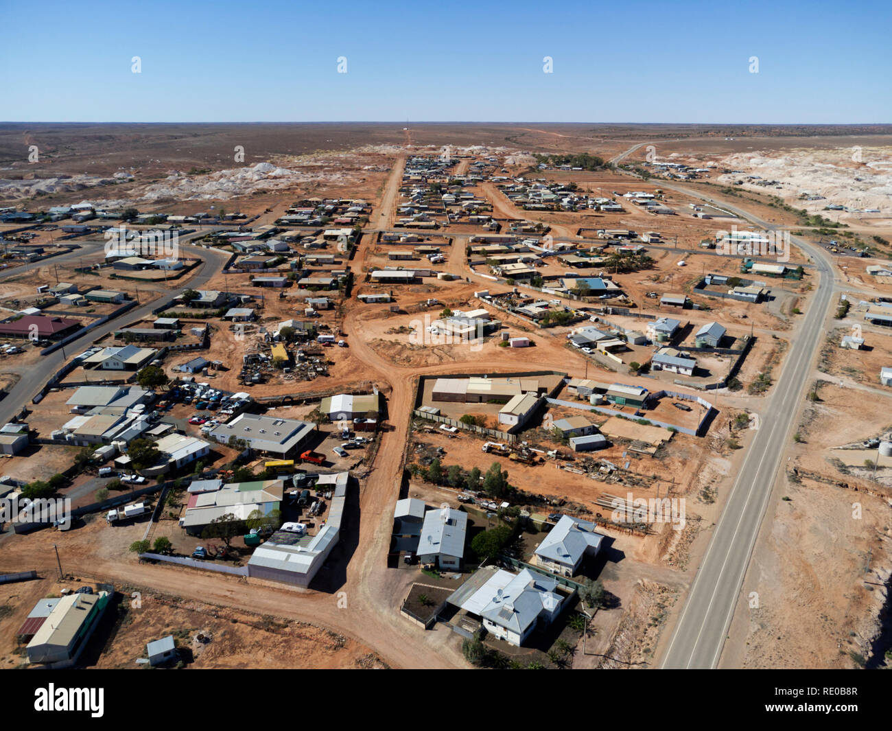 a drone view