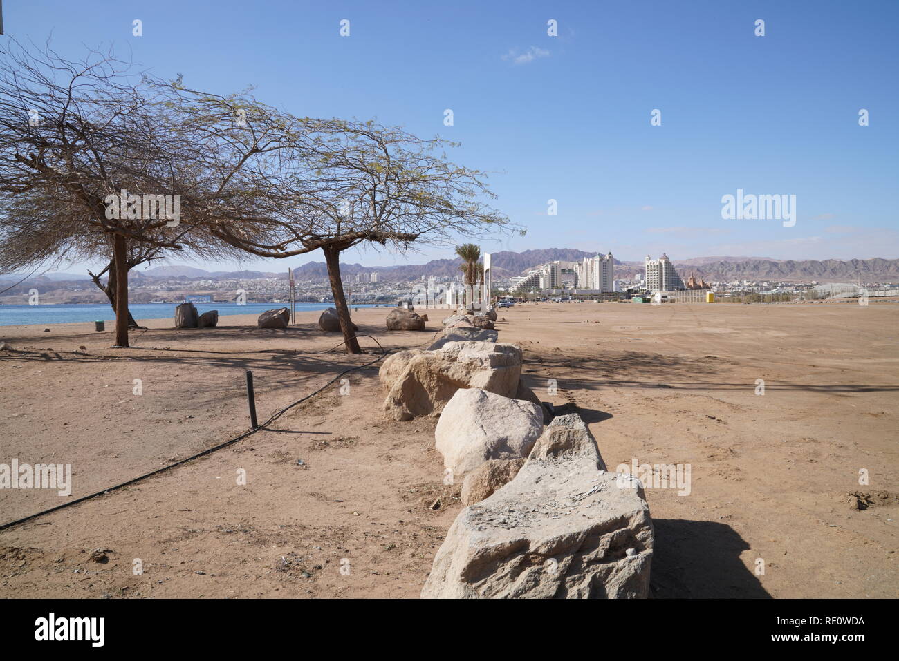 Eilat in the Winter Stock Photo