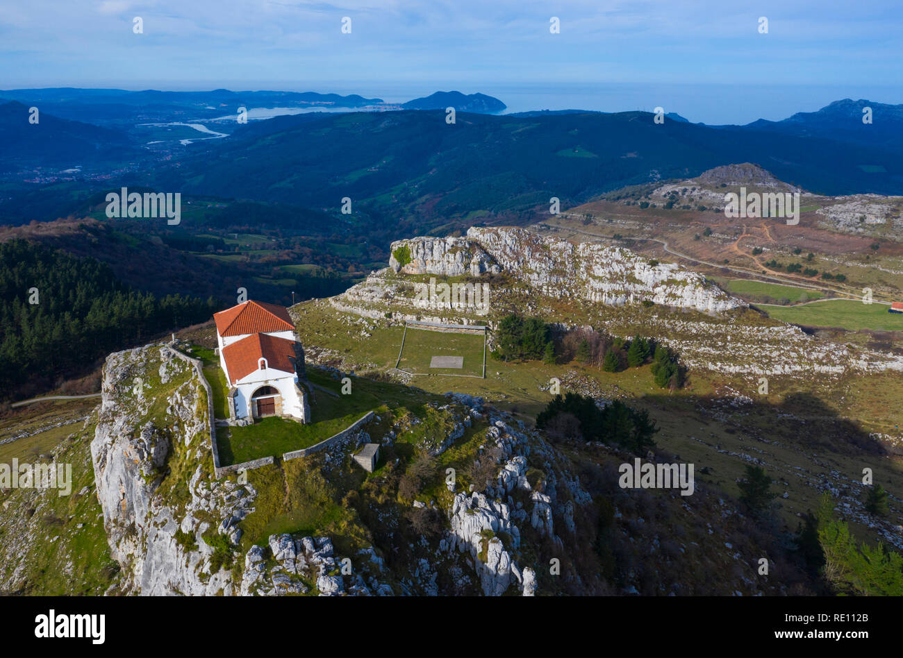 Ermita de las Nieves, Guriezo Municpality, Cantabria, Spain, Europe Stock  Photo - Alamy