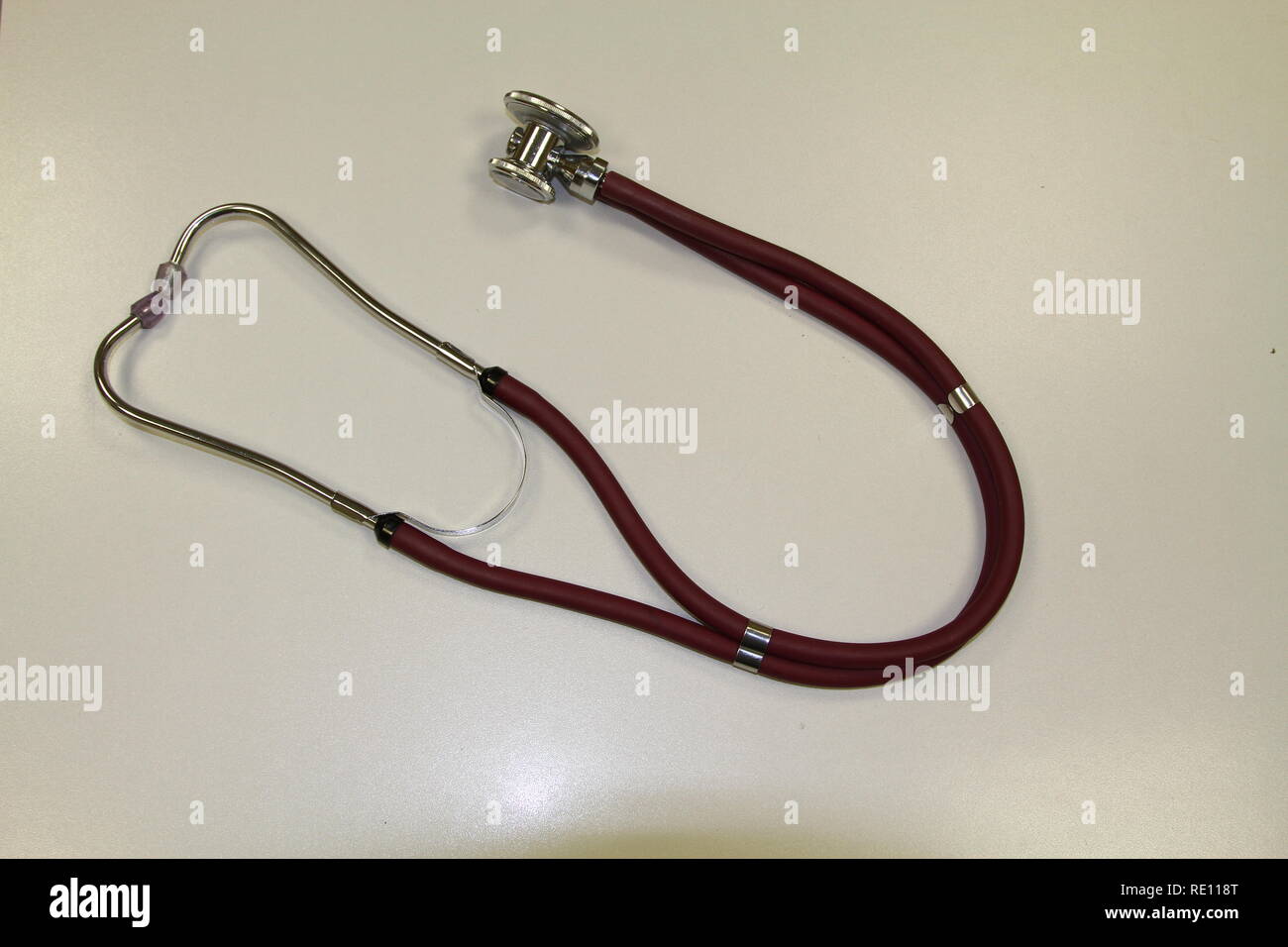 Stethoscope. Accessory in the medical profession for listening to the