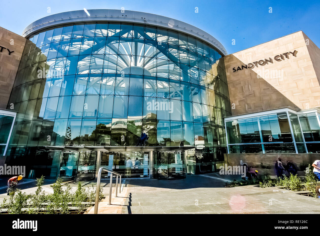 Johannesburg, South Africa November 09 2011 Exterior of Glass Dome