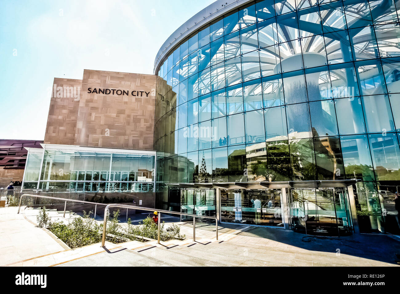 Johannesburg, South Africa November 09 2011 Exterior of Glass Dome