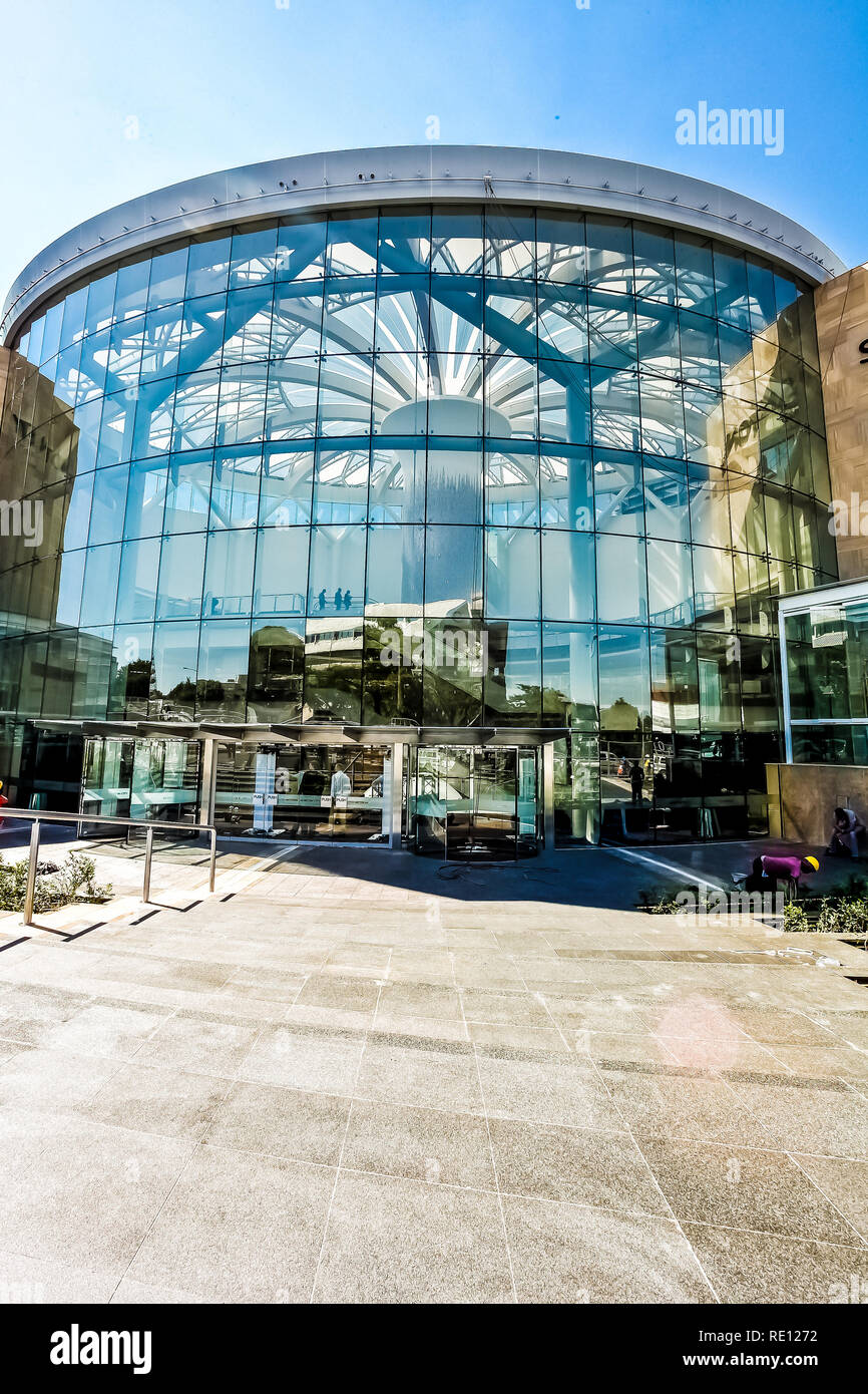 Johannesburg, South Africa November 09 2011 Exterior of Glass Dome