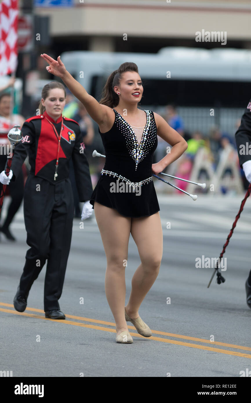Louisville, Kentucky, USA May 03, 2018 The Pegasus Parade
