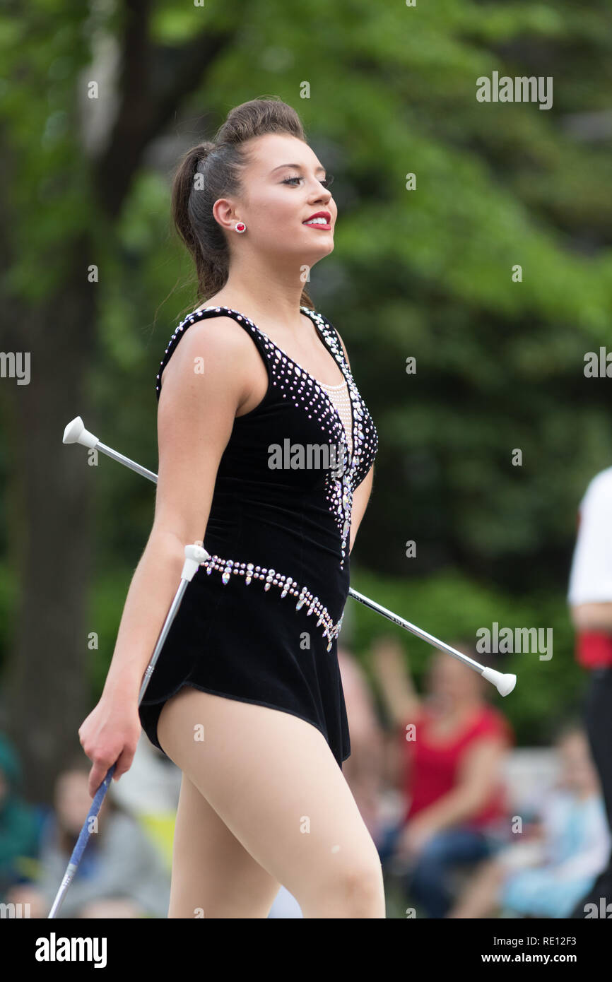 Louisville, Kentucky, USA May 03, 2018 The Pegasus Parade