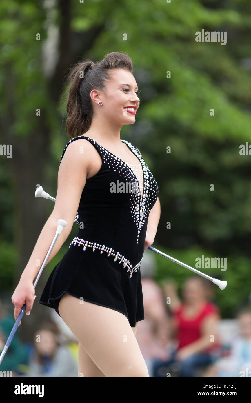 Louisville, Kentucky, USA May 03, 2018 The Pegasus Parade