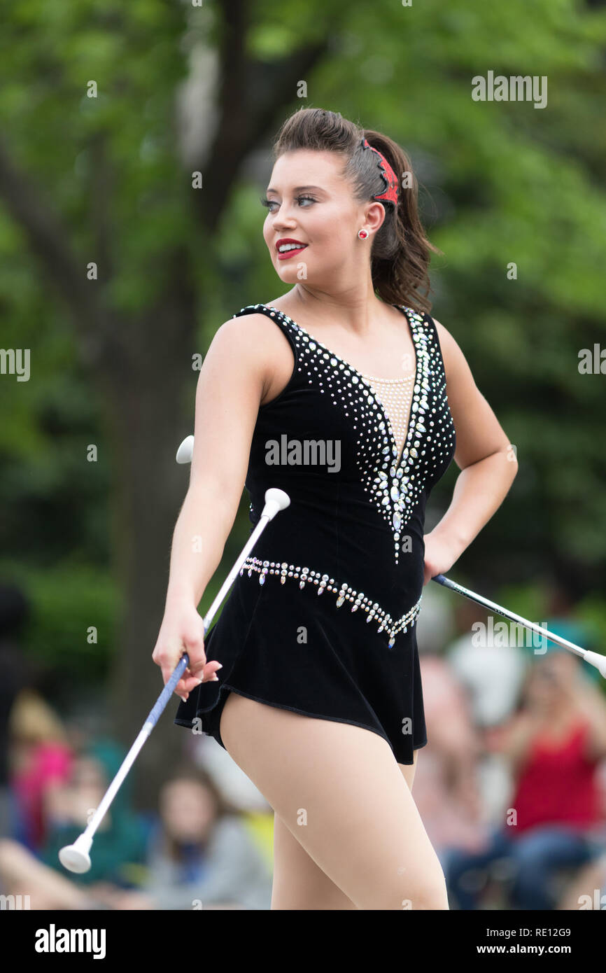 Louisville, Kentucky, USA May 03, 2018 The Pegasus Parade