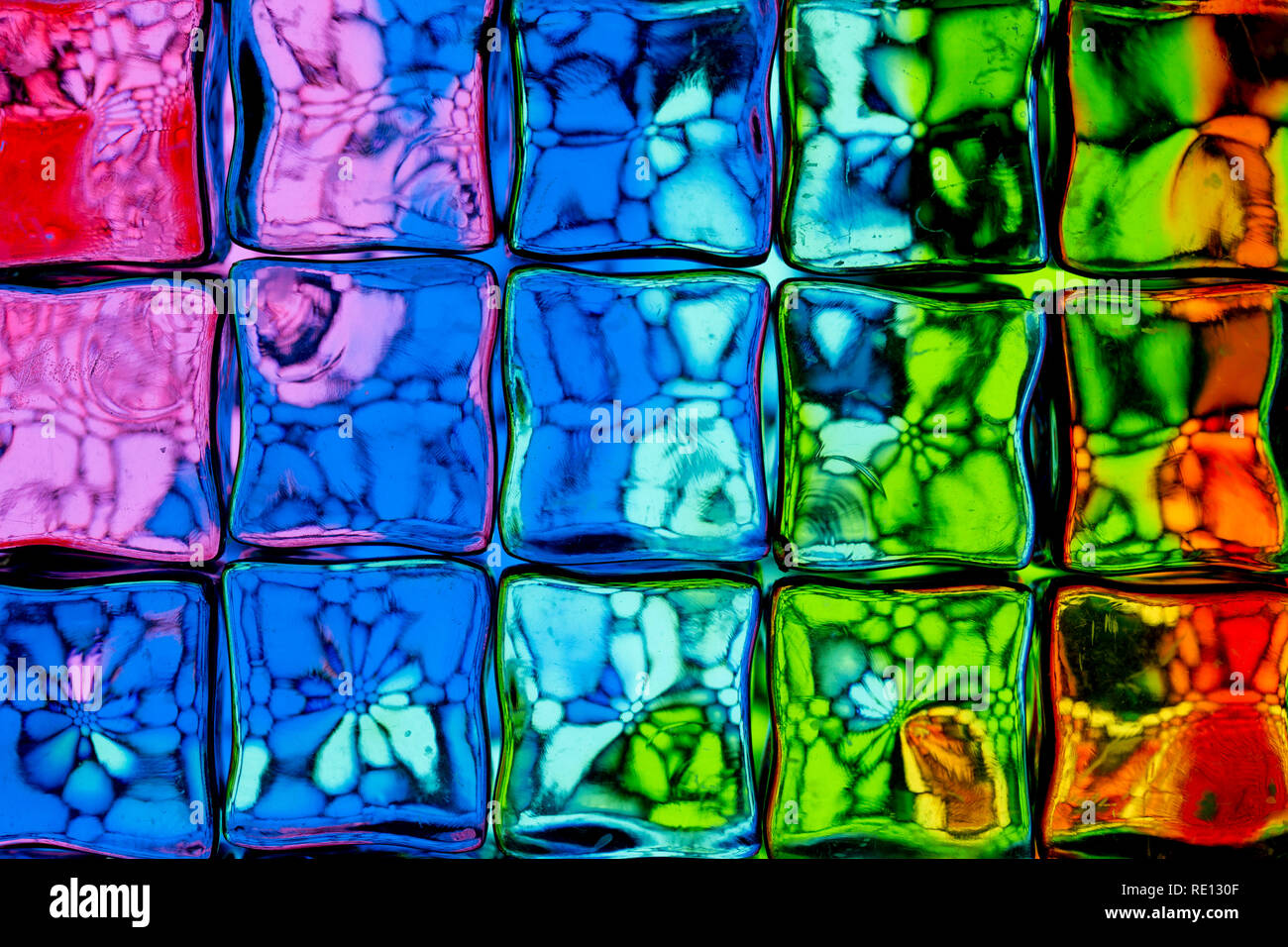 Vivid blue window blocks hi-res stock photography and images - Alamy