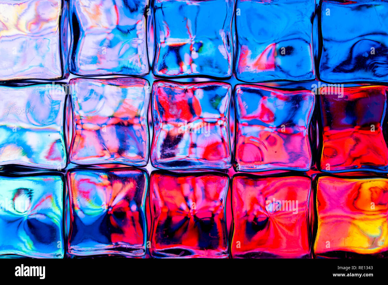 Vivid blue window blocks hi-res stock photography and images - Alamy