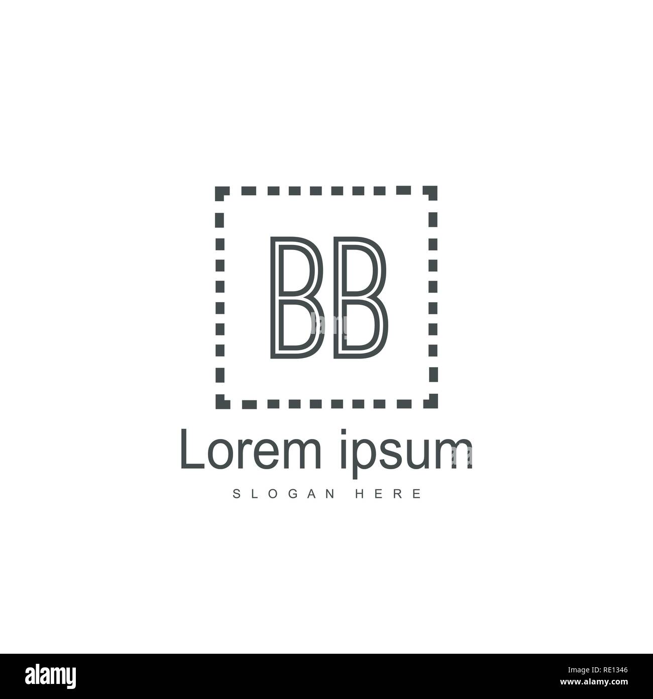 Letter Logo BB Template Vector Design Stock Vector Image & Art - Alamy