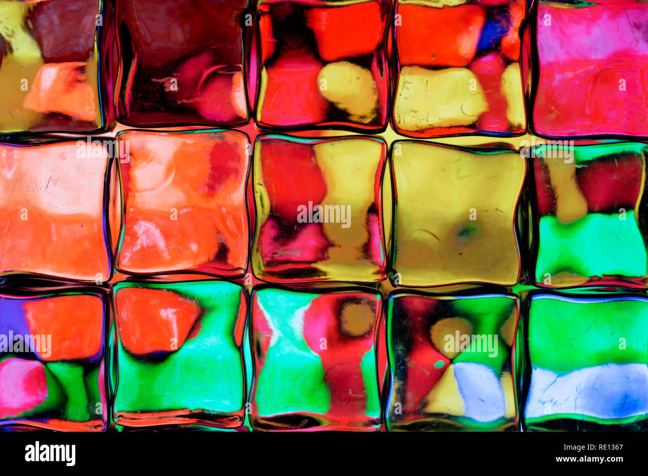 Vivid blue window blocks hi-res stock photography and images - Alamy
