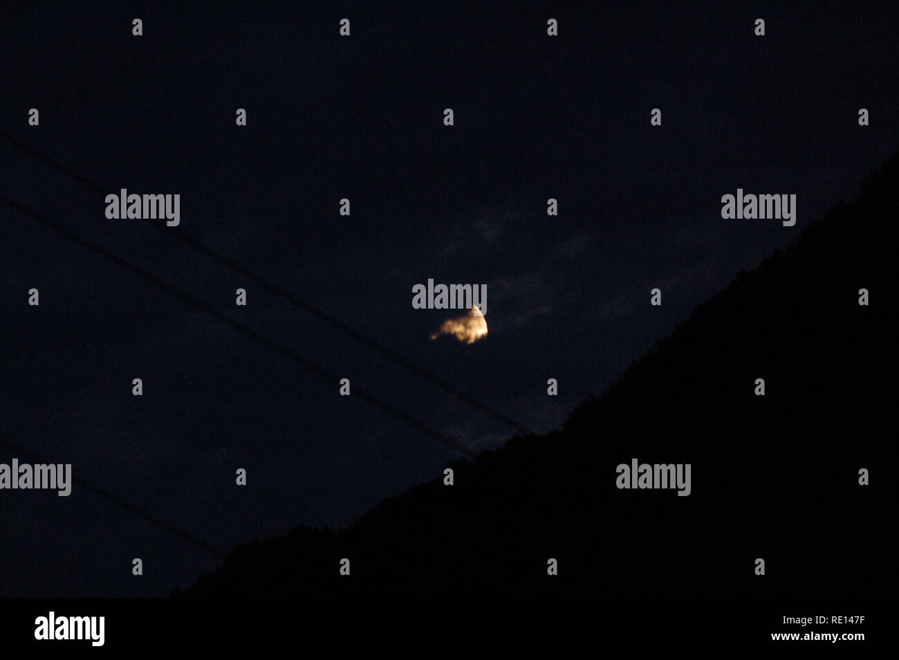 The moon Stock Photo