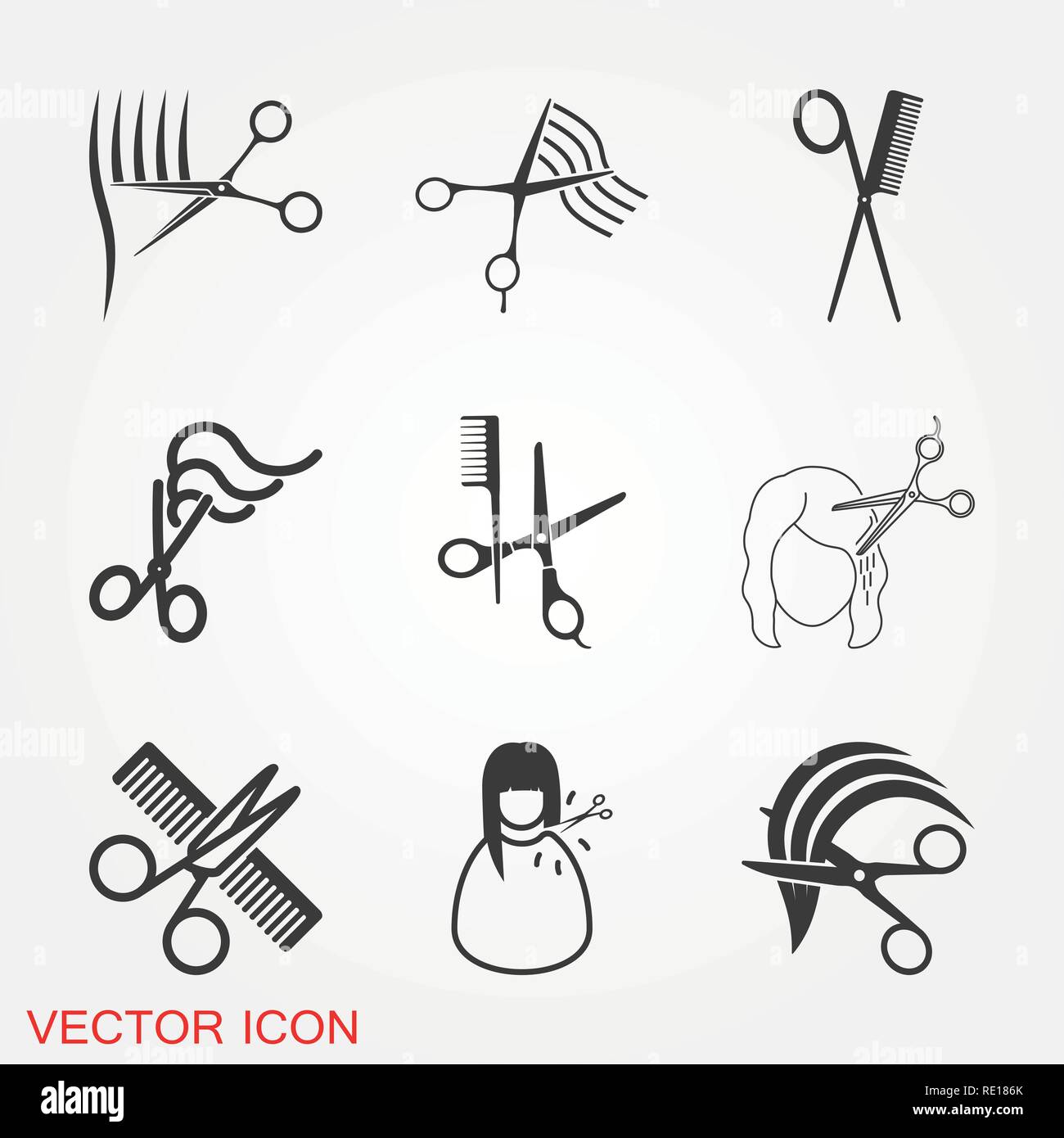 Barber icon vector sign symbol for design Stock Vector Image & Art - Alamy
