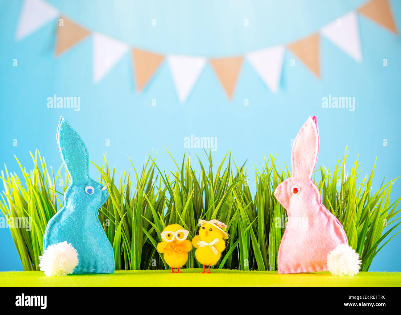 Happy Easter Background Stock Photo Alamy