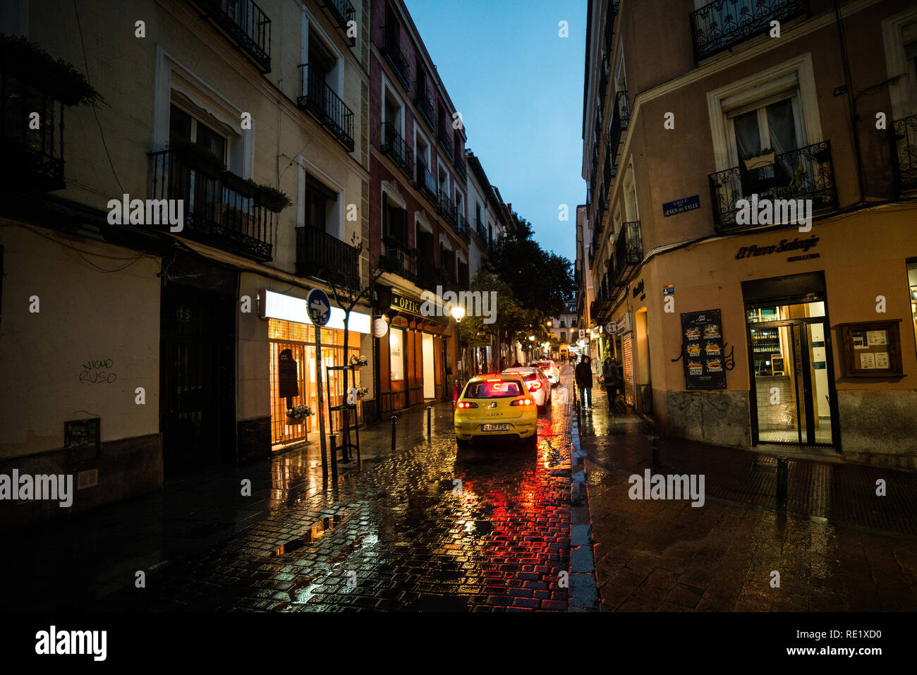 Street Style Malasana Madrid Stock Photo Alamy