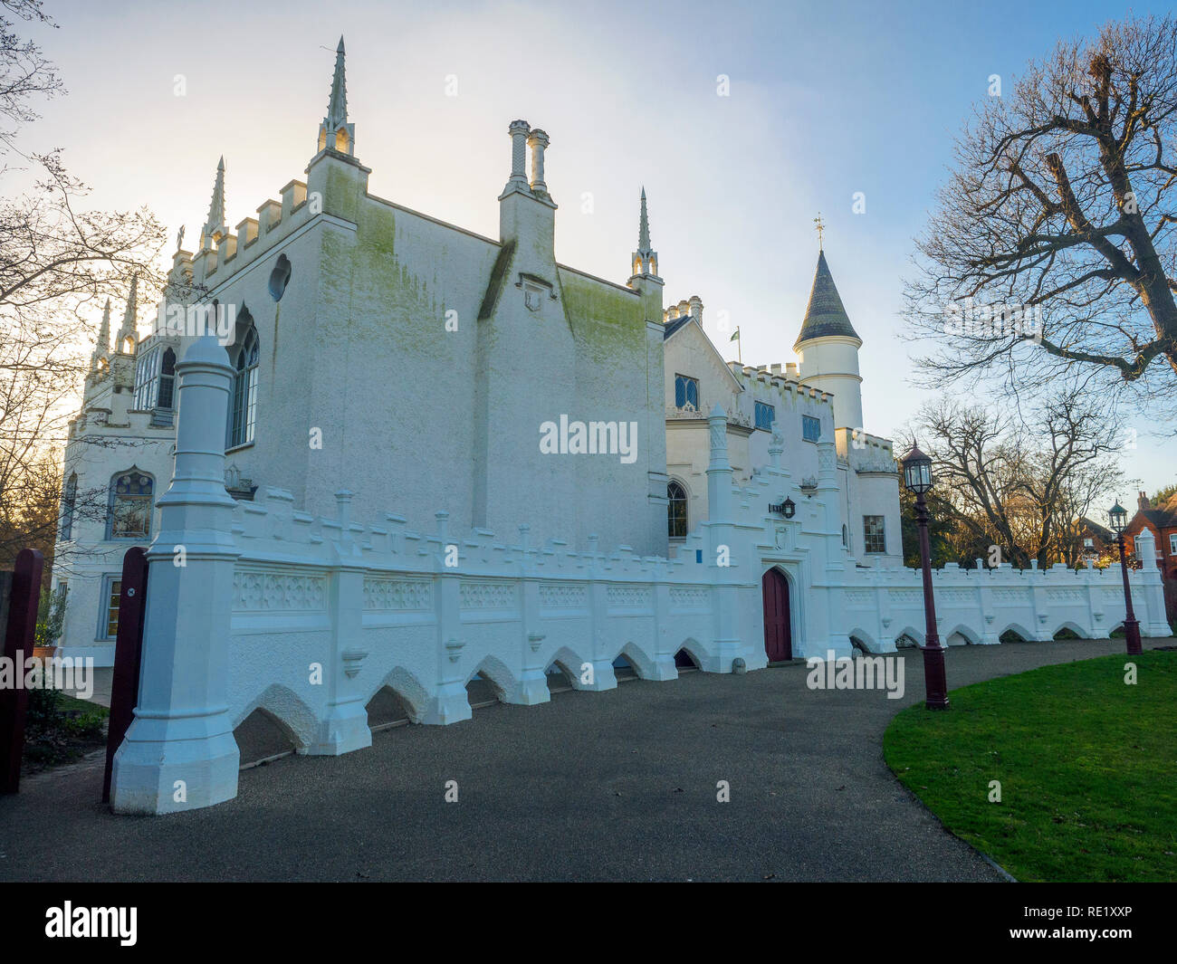 Strawberry Hill House in Twickenham London, England Stock Photo Alamy