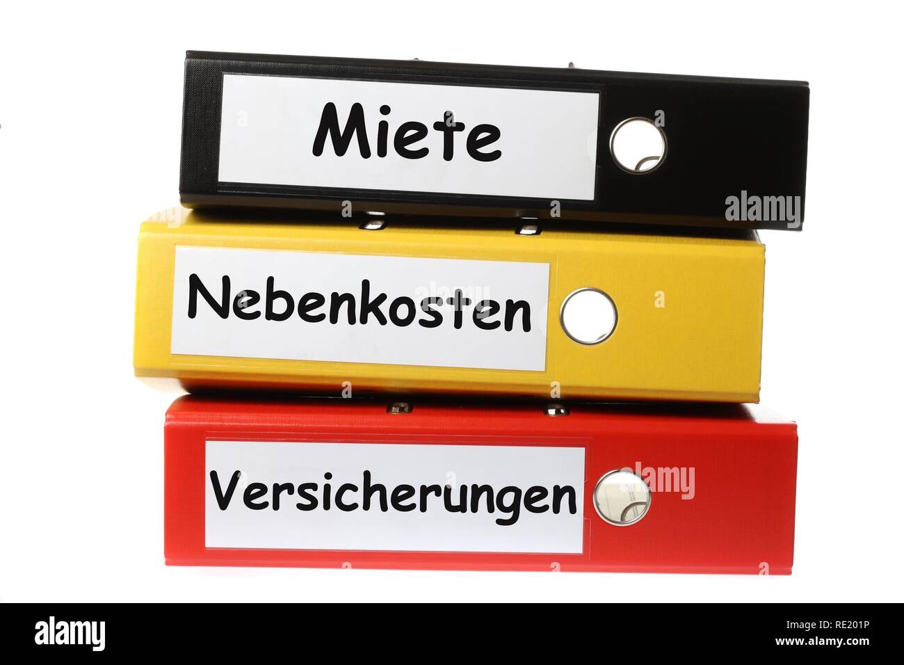 File folder labeled insurance Cut Out Stock Images & Pictures Alamy