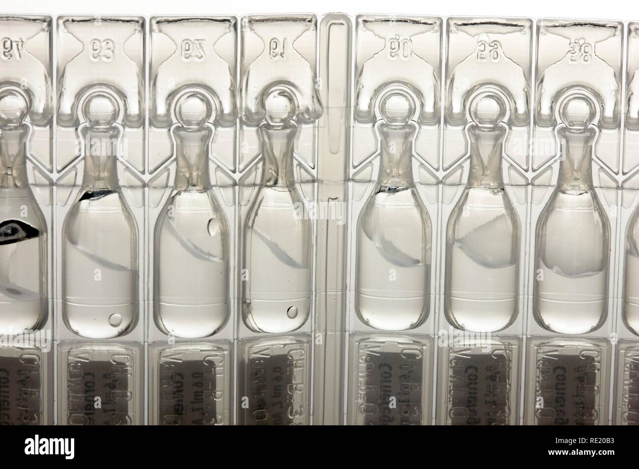 Single dose vials, eye drops Stock Photo Alamy