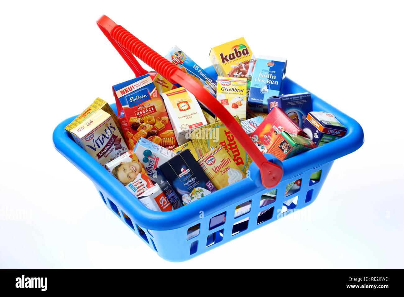 Shopping Basket Food Cutout High Resolution Stock Photography and Images -  Alamy