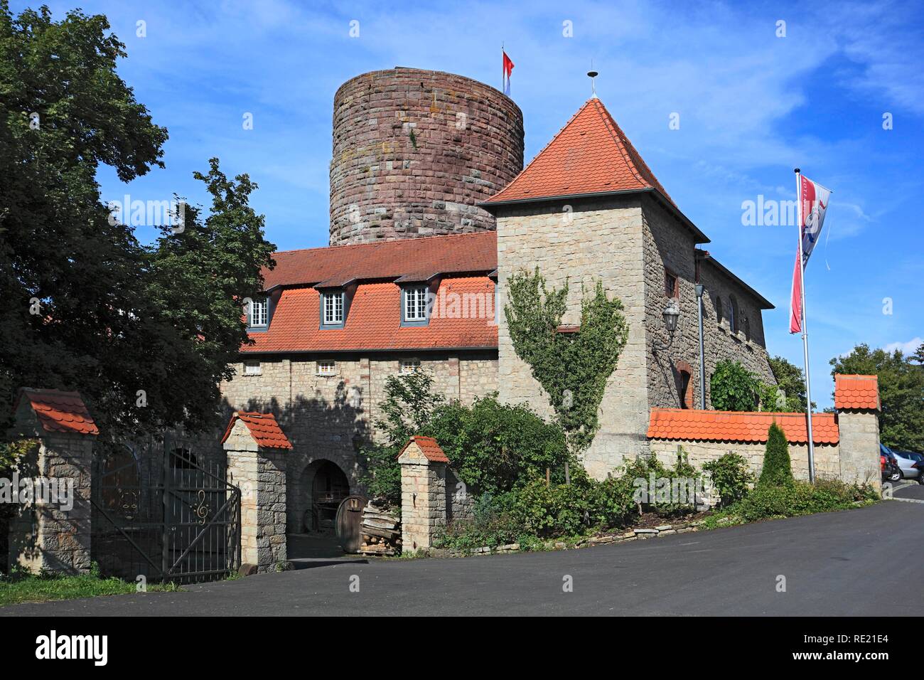 Saaleck Castle near Hammelburg, Lower Franconia, Bavaria Stock Photo