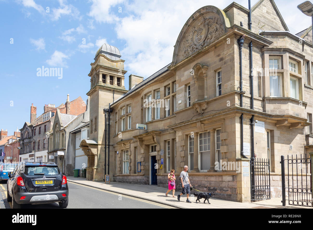 Berwick Police Station & Magistrates' Court, Church Street, Berwick-upon-Tweed, Northumberland, England, United Kingdom Stock Photo